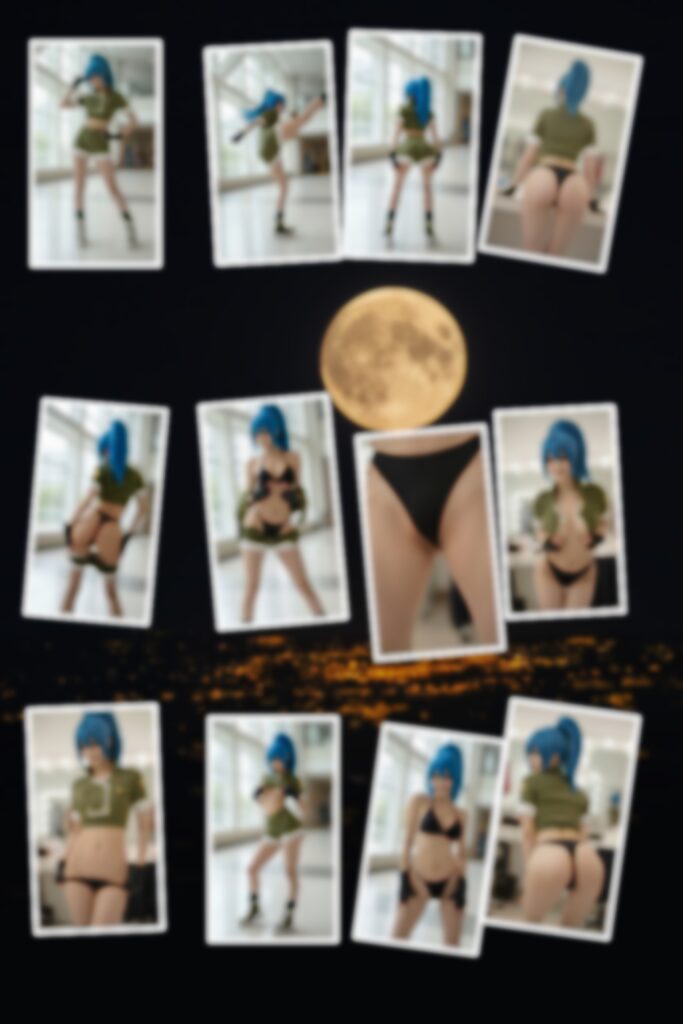 レオナ風コスプレ写真集