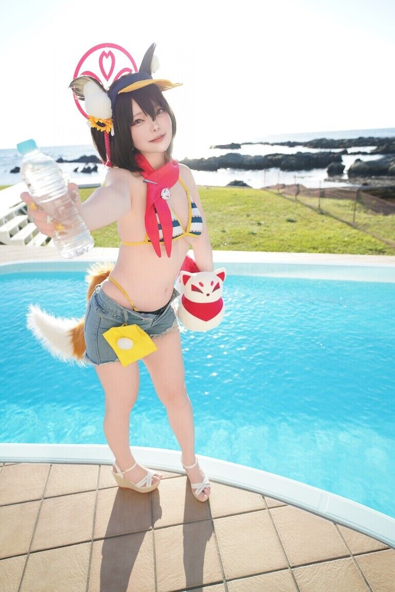 今日も修行に付き合ってくれますでしょうか…?主殿っ♡ニンニン♡イズナのコスで妊術修行♡ - 画像 (6)