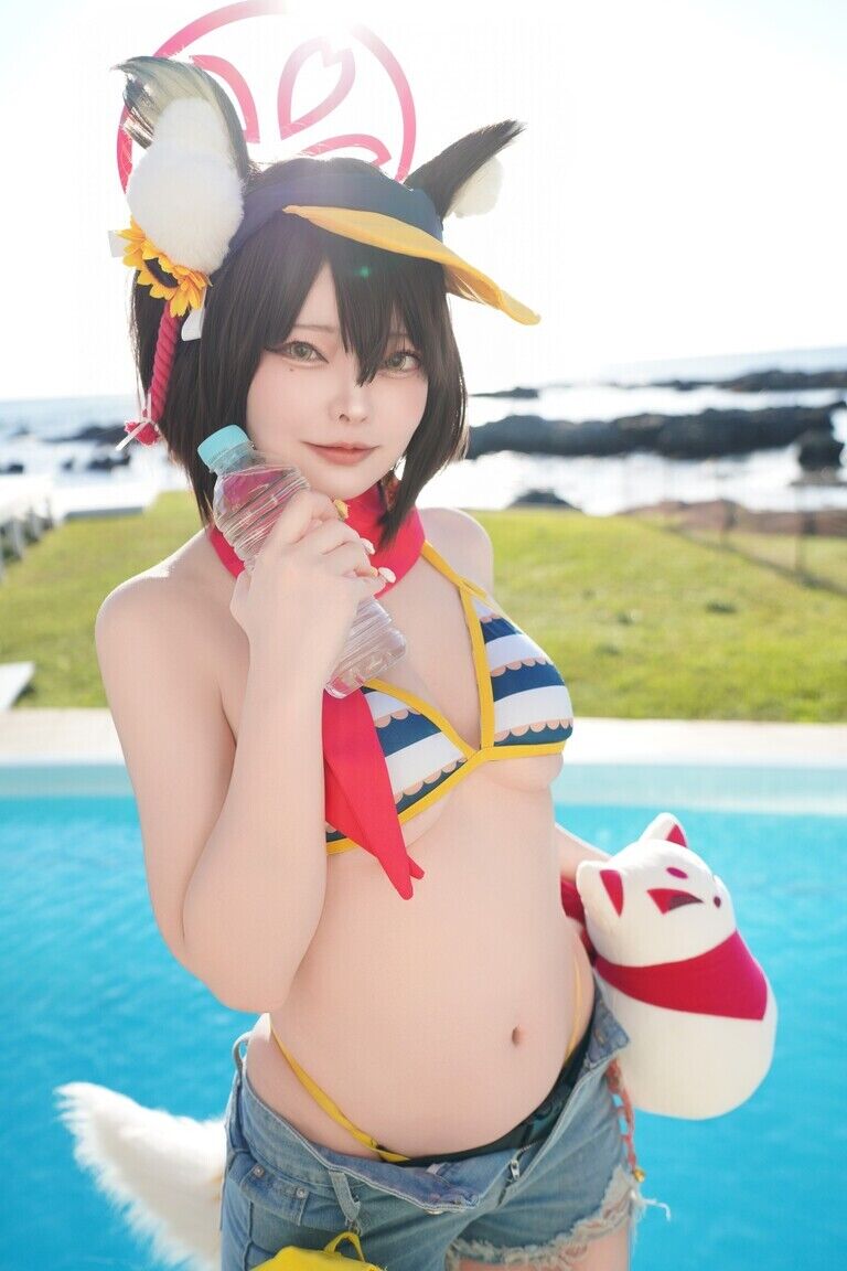 今日も修行に付き合ってくれますでしょうか…?主殿っ♡ニンニン♡イズナのコスで妊術修行♡ - 画像 (8)